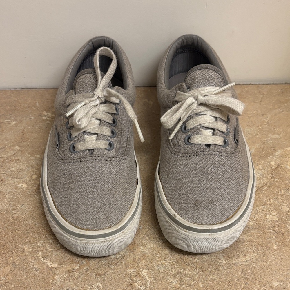 Vans Gray and White Men's Sneakers